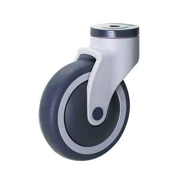 Rotelle MEDPB di ricambio - Ruote in gomma termoplastica (tpr) grigia con nucleo in polipropilene - RUOTE PER COLLETTIVITA' - PER MOBILIO Rotelle MEDPB di ricambio - Ruote in gomma termoplastica (tpr) grigia con nucleo in polipropilene - RUOTE PER COLLETTIVITA' - PER MOBILIO